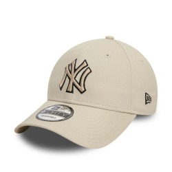 Casquette 9FORTY Adjustable New York Yankees Team Outline Crème