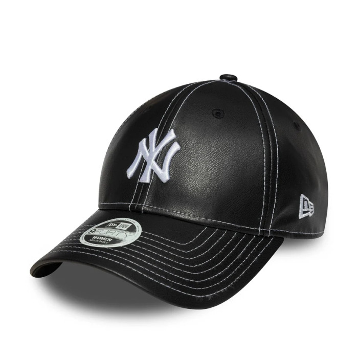 Casquette Femme 9FORTY Adjustable New York Yankees MLB Topstitch PU