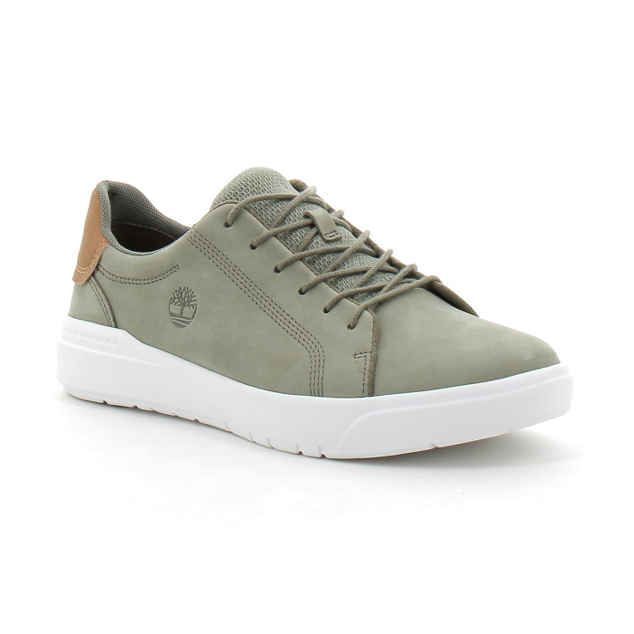 Basket basse Seneca Bay pour homme en cuir à lacets